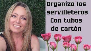 organizo los servilleteros con tubos de carton [upl. by Butte]