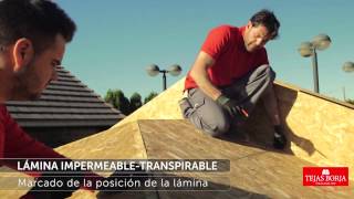 Como instalar lámina transpirable  impermeable [upl. by Garry555]