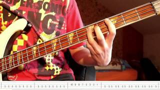 Tame Impala  Elephant Bass cover with TABS [upl. by Oeramed]