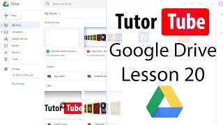 Google Drive  Tutorial 20  File Sharing Options [upl. by Negaet]