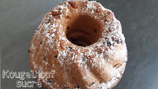 Kougelhopf 👩‍🍳 Version sucrée  Recette pas à pas  Fait maison [upl. by Sito]