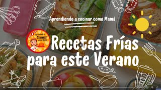 Las Mejores RECETAS FRIAS PARA ESTE VERANO ☀ [upl. by Halehs655]