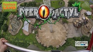 Pterodactyl  On Ride  Flamingo Land Resort POV [upl. by Nagam]