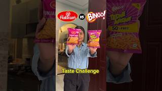 Haldiram punjabi Tadka vs Bingo punjabi Tadka which taste better  shorts haldiram bingo [upl. by Anikas]