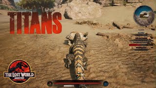 Cant Eat Sea Turtle  Adult Megalania Gameplay On Gondwa Path Of Titans Ps5 Part 2 [upl. by Ttegdirb]