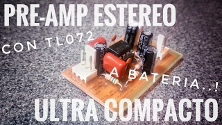 Preamplificador Estéreo Ultra Compacto a Batería  Parte 1  Diagrama [upl. by Icyaj]