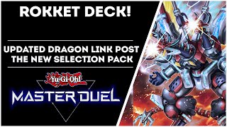 Rokket Deck Dragon Link with Borrelend Dragon Post The Newborn Dragon YuGiOh Master Duel [upl. by Felicle432]