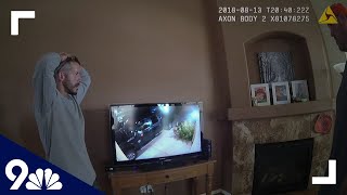 RAW Chris Watts reacts to neighbors surveillance footage [upl. by Levy]