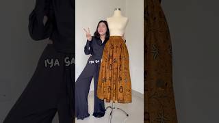 Making a batik skirt sewing [upl. by Diane-Marie]