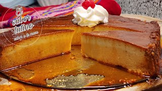 🔴 Flan De Calabaza Natural Casero Riquisimo🍮El sabor latino [upl. by Sybila45]