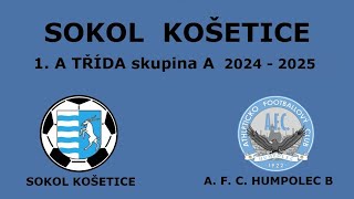 Sokol Košetice  AFC Humpolec B 1A Třída sk A 2 poločas 2 11 2024 [upl. by Ian662]