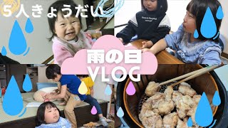 【５人きょうだい】【雨の日Vlog】休日の家での過ごし方 [upl. by Aicatan]