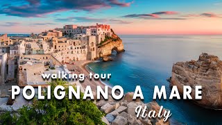 🔴 POLIGNANO A MARE 4K 🇮🇹 PUGLIA 🇮🇹 BEST OF PUGLIA 🇮🇹 WALKING TOUR 4K [upl. by Jessie]