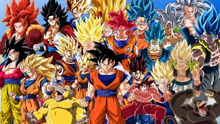 Every Goku Transformation [upl. by Eitisahc]