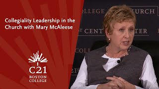 Collegiality Leadership in the Church with Mary McAleese [upl. by Hsakaa]