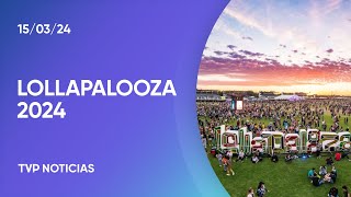 Se largó el festival Lollapalooza 2024 en Buenos Aires [upl. by Wahkuna]