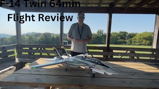 Freewing F14 Tomcat Twin 64mm  Flight Review [upl. by Sternlight]