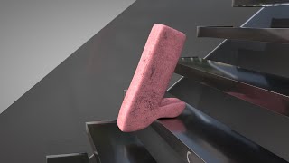 L Pentomino  Softbody Simulation ❤️ C4D4U [upl. by Orianna]