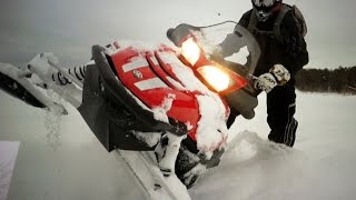 Snowmobiling in Northern Wisconsin [upl. by Pernas]