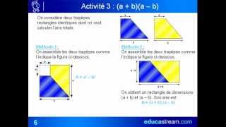 identités remarquables cours maths 2nde [upl. by Rebah]