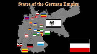 The 26 states of the German Empire [upl. by Kirst]