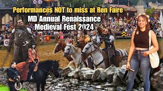 Part 2  Action Shows and Loads of Performances at Rennfest 2024 [upl. by Llerrom]