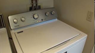 Maytag MVWC565FW washer vibration and squeak on fast spin [upl. by Angrist351]