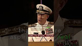 Make Your Bed  Admiral William McRaven Explains Why It Matters motivation [upl. by Eeresid]