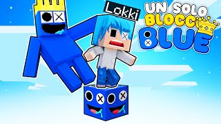 SOPRAVVIVO con UN BLOCCO di BLUE di RAINBOW FRIENDS 2 su MINECRAFT ITA [upl. by Sutherlan]