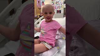 Brave Girl Cuts Her Own Hair Before Starting Chemo 💕 [upl. by Liebman747]