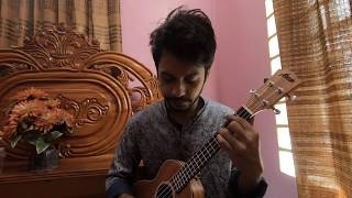 Nikosh kalo ei adhare  Ondhokar Ghore Paper Rhyme cover  The Nocturne  Ukulele [upl. by Catrina]