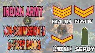 Indian Army NonCommissioned Officer Ranksmust watch sepoy lancenaik indianarmy faujikealfaj [upl. by Llebpmac]