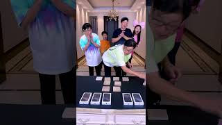 Who Can Turn Over Two Identical Numbers Funnyfamily Partygames [upl. by Harim605]