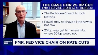 Former Fed Vice Chairman on the Feds next move There is certainly a case for a 50 bps rate cut [upl. by Yentihw]