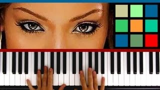 How To Play quotNobodys Businessquot Piano Lesson Rihanna [upl. by Assirroc]