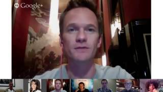 The 2013 Tony Awards Google Hangout [upl. by Eyllek251]