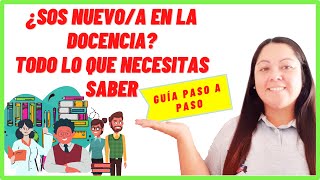 👨‍🏫👩‍🏫¿SOS ESTUDIANTE O NUEVOA EN LA DOCENCIA 👉TODO LO QUE NECESITAS SABER 👌 [upl. by Acinet372]