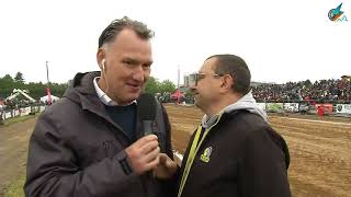 Tracteur Pulling Bernay 2024  Rencontre avec Thierry Caillette [upl. by Dorinda]