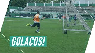 Golaços no primeiro treino do Palmeiras para a Copinha 2018 [upl. by Arita856]