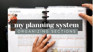 MY PLANNER SYSTEM  HOW TO ORGANIZE YOUR PLANNER SECTIONS FOR MAXIMUM PRODUCTIVITY amp EFFICIENCY [upl. by Alrak]