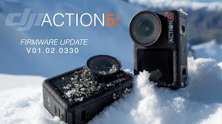 Osmo Action 5 Pro Exciting NEW Firmware Upgrade [upl. by Fleeta]