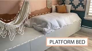 IKEA Hack  Platform Bed [upl. by Stelmach]