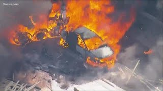 Multiple people killed after several vehicles catch fire on I70 near Denver West [upl. by Yruoc]