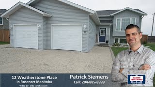 12 Weatherstone Place in Rosenort Manitoba with Patrick Siemens [upl. by Airret]