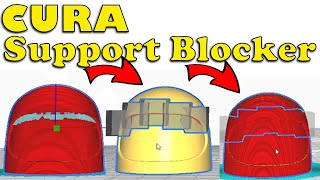 Cura Support Blocker  Tutorial [upl. by Graniela]