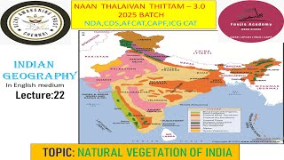 Natural Vegetation of India Lecture22  Complete Indian Geography for all exams cdsndaafcatcapf [upl. by Obbard]