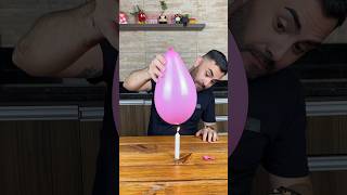 Balloon experiment science funnyvideo fypシ゚viral [upl. by Silvio]