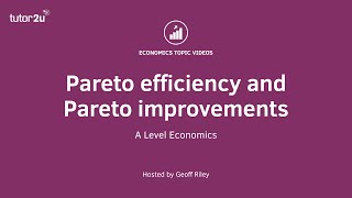 Pareto Efficiency and Pareto Improvements I A Level and IB Economics [upl. by Dripps375]