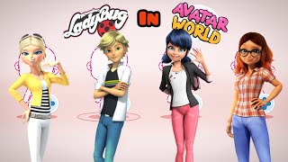 New Miraculous Ladybug 🐞 Popular Characters Makeover in Avatar World miraculousladybug videos [upl. by Lamrej]