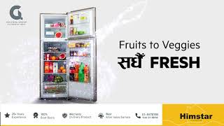 Preserve the natural goodness  Stay fresh eat fresh  Himstar Refrigerator [upl. by Anazus]